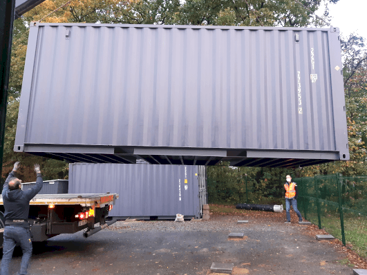 Un deuxième container de stockage pour GEOSCOP Un deuxième container de stockage pour GEOSCOP