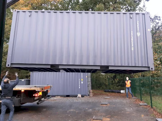 Un deuxième container de stockage pour GEOSCOP Un deuxième container de stockage pour GEOSCOP